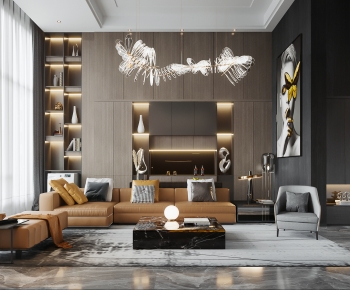 Modern A Living Room-ID:108730883