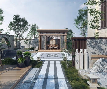 New Chinese Style Courtyard/landscape-ID:292890076