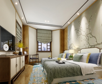 New Chinese Style Guest Room-ID:778076895
