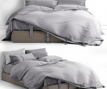 Modern Double Bed-ID:928327089