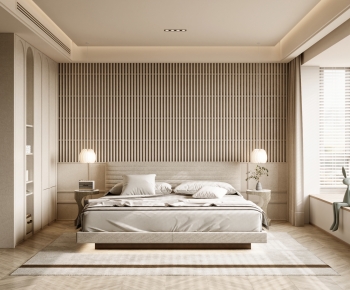 Modern Wabi-sabi Style Bedroom-ID:333573103