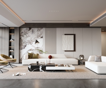 Modern A Living Room-ID:432347063