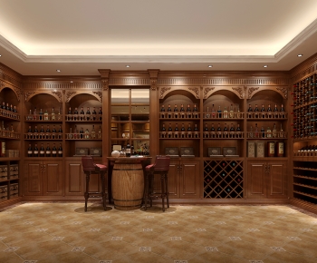 American Style Wine Cellar/Wine Tasting Room-ID:379960061