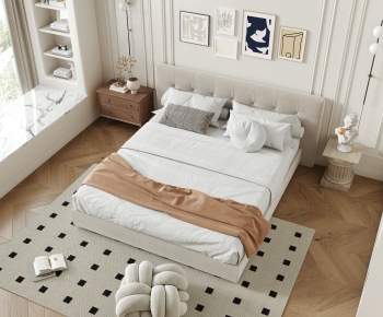 French Style Double Bed-ID:719990792