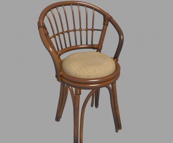 现代编藤椅子-模型ID【1607756】
