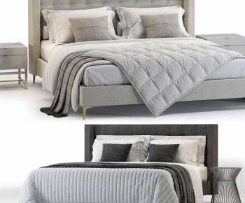 Modern Double Bed-ID:449454077