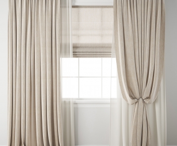 现代窗帘 纱窗-ID:584470037