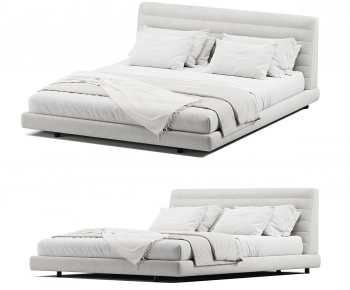 Modern Double Bed-ID:157334094