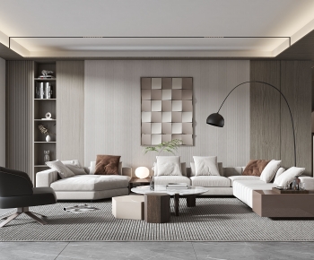 Modern A Living Room-ID:461806067