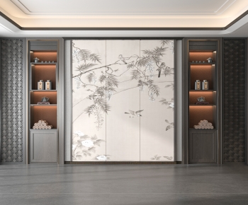 New Chinese Style Decorative Cabinet-ID:795178897