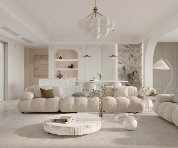 French Style A Living Room-ID:223356965