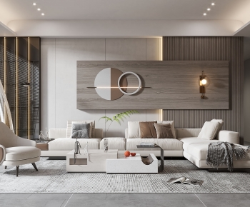 Modern A Living Room-ID:892529598