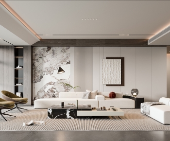 Modern A Living Room-ID:671830897