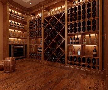 American Style Wine Cellar/Wine Tasting Room-ID:938909053