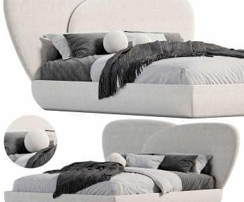 Modern Double Bed-ID:414858106