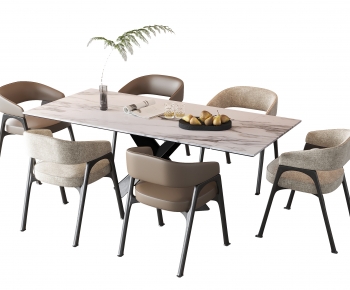 Modern Dining Table And Chairs-ID:562716011