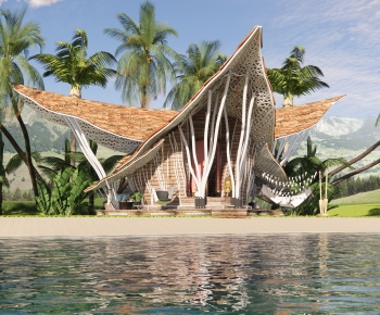 Southeast Asian Style Building Component-ID:613735916