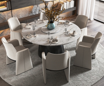 Modern Dining Table And Chairs-ID:721052893