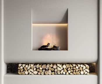 Modern Fireplace-ID:779306898