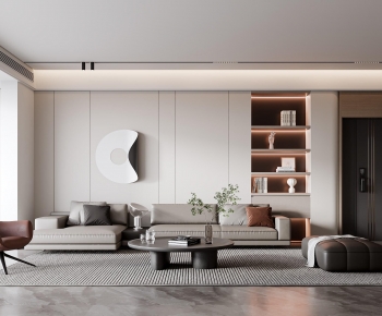 Modern A Living Room-ID:387753012