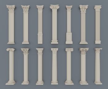 Simple European Style Roman Pillar-ID:889844895