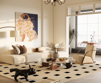 Wabi-sabi Style A Living Room-ID:863145117