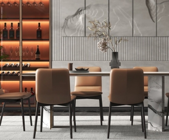Modern Dining Table And Chairs-ID:860510112