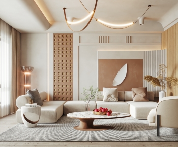 Wabi-sabi Style A Living Room-ID:594780924