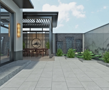 New Chinese Style Courtyard/landscape-ID:272228968