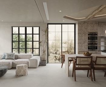 Wabi-sabi Style A Living Room-ID:862813002