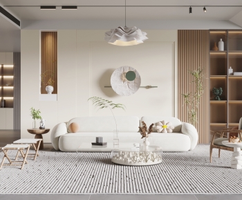 Wabi-sabi Style A Living Room-ID:559425123