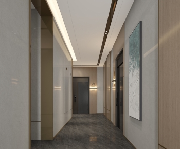 Modern Corridor/elevator Hall-ID:791318896