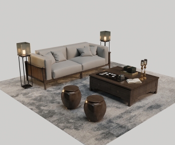 New Chinese Style A Sofa For Two-ID:172894005