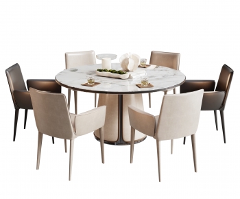 Modern Dining Table And Chairs-ID:415219075