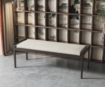 New Chinese Style Bench-ID:132780089