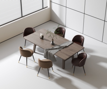 Modern Dining Table And Chairs-ID:594474086