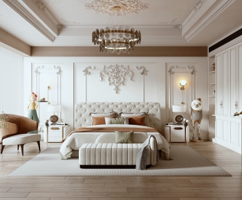 French Style Bedroom-ID:877439984