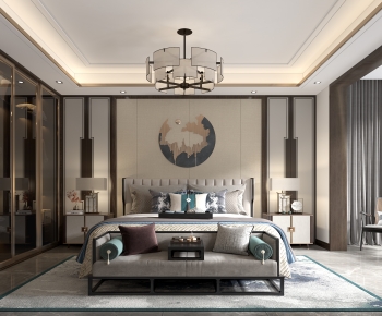 New Chinese Style Bedroom-ID:162095075