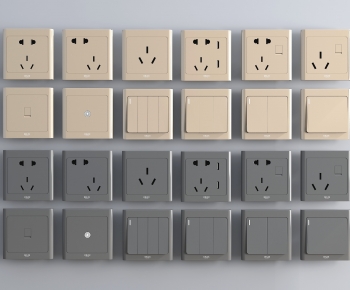 Modern Switch Socket Panel-ID:840231909