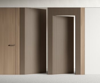 Modern Solid Wood Door-ID:214190014