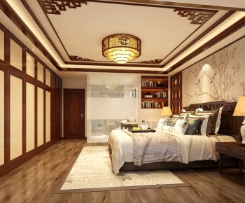 Chinese Style Bedroom-ID:224831109