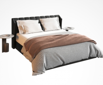 Modern Double Bed-ID:203674084
