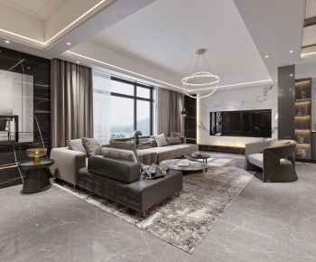 Modern A Living Room-ID:810051928
