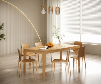 Modern Dining Table And Chairs-ID:645821198