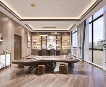 New Chinese Style Manager's Office-ID:185842046
