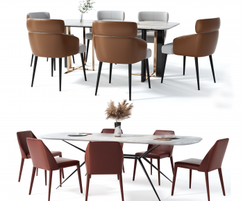 Modern Dining Table And Chairs-ID:473474033