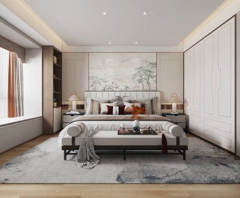 New Chinese Style Bedroom-ID:463783987