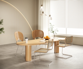 Modern Dining Table And Chairs-ID:407249979