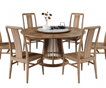 New Chinese Style Dining Table And Chairs-ID:186898959