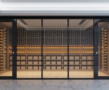 Modern Wine Cellar/Wine Tasting Room-ID:237314944